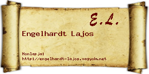 Engelhardt Lajos névjegykártya
